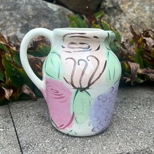 Hand painted by mis Chris water vase